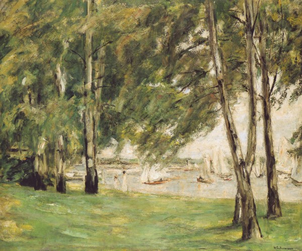 The Garden in Wannsee to the West by Max Liebermann